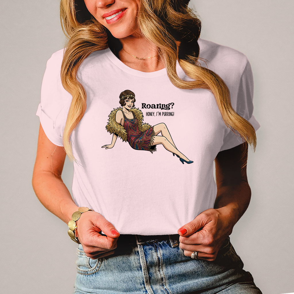 💋 Roaring? Honey, I’m Purring! – Damen T-Shirt