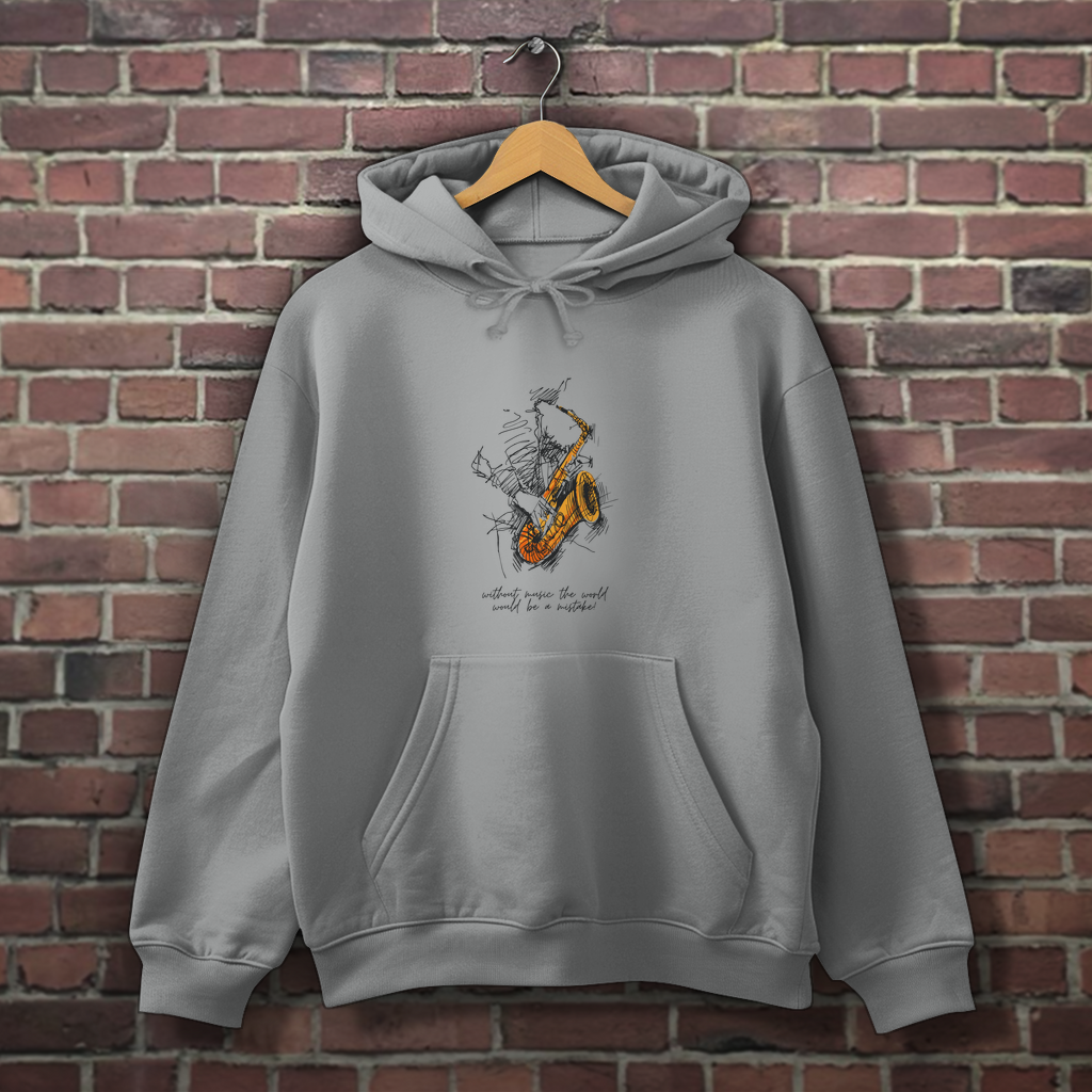 Herren Hoodie "Saxophonist"