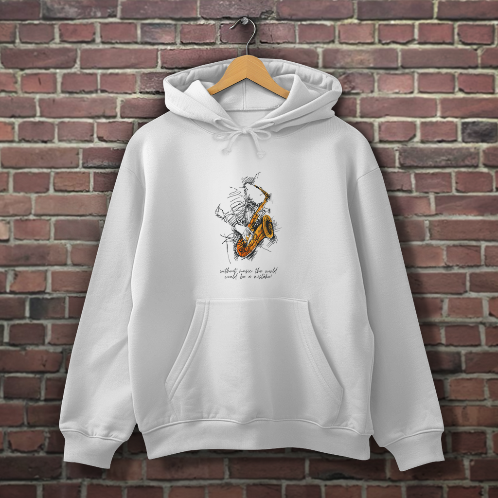 Herren Hoodie "Saxophonist"