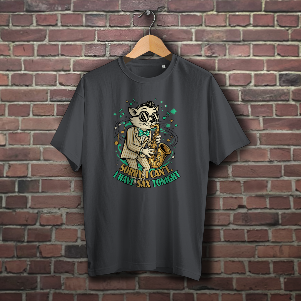🎷 Sorry, I Can’t – I Have Sax Tonight – Oversize T-Shirt