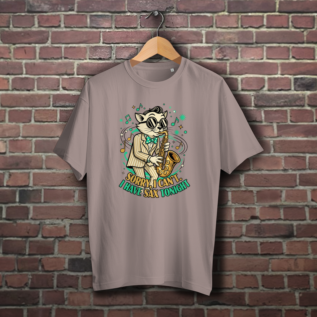🎷 Sorry, I Can’t – I Have Sax Tonight – Oversize T-Shirt