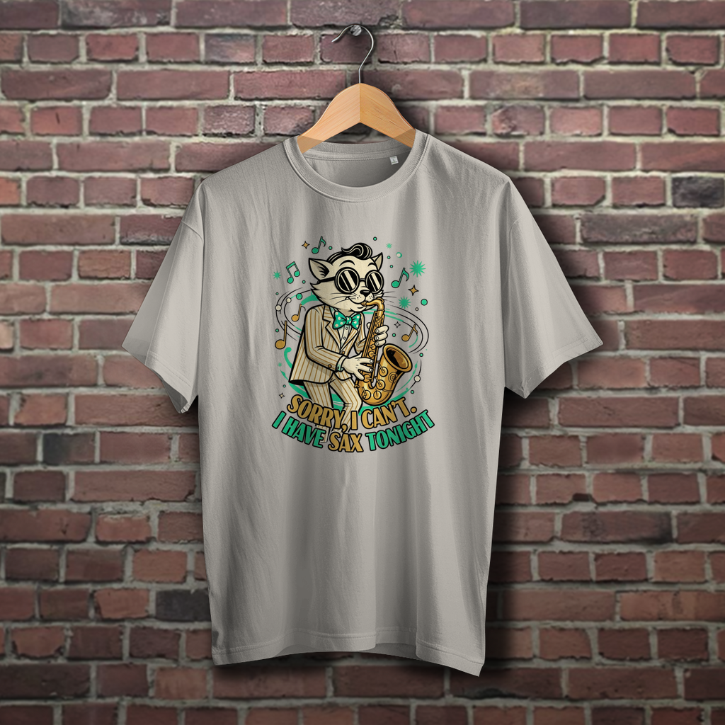 🎷 Sorry, I Can’t – I Have Sax Tonight – Oversize T-Shirt