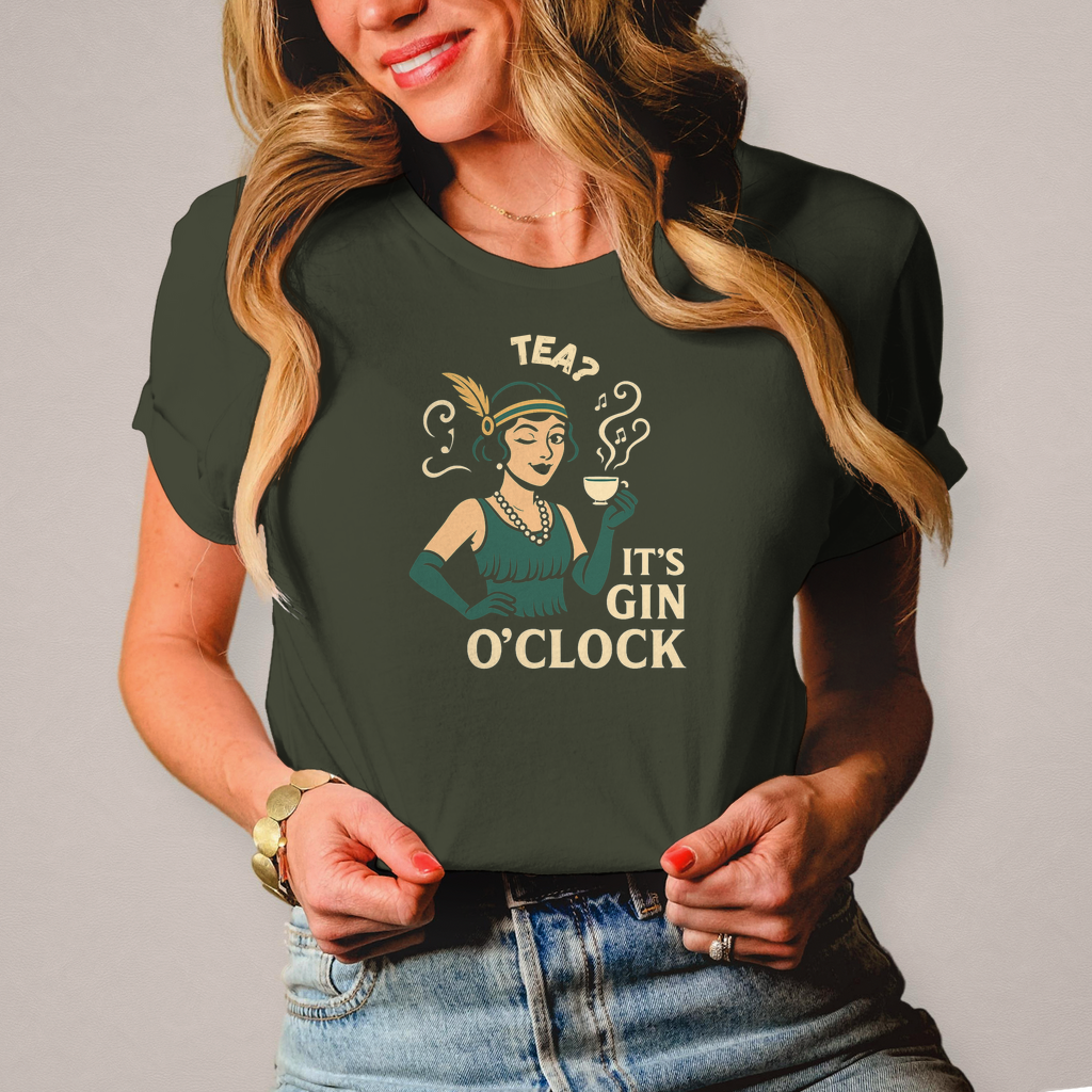 🍸 Tea? It’s Gin O’Clock – Damen T-Shirt