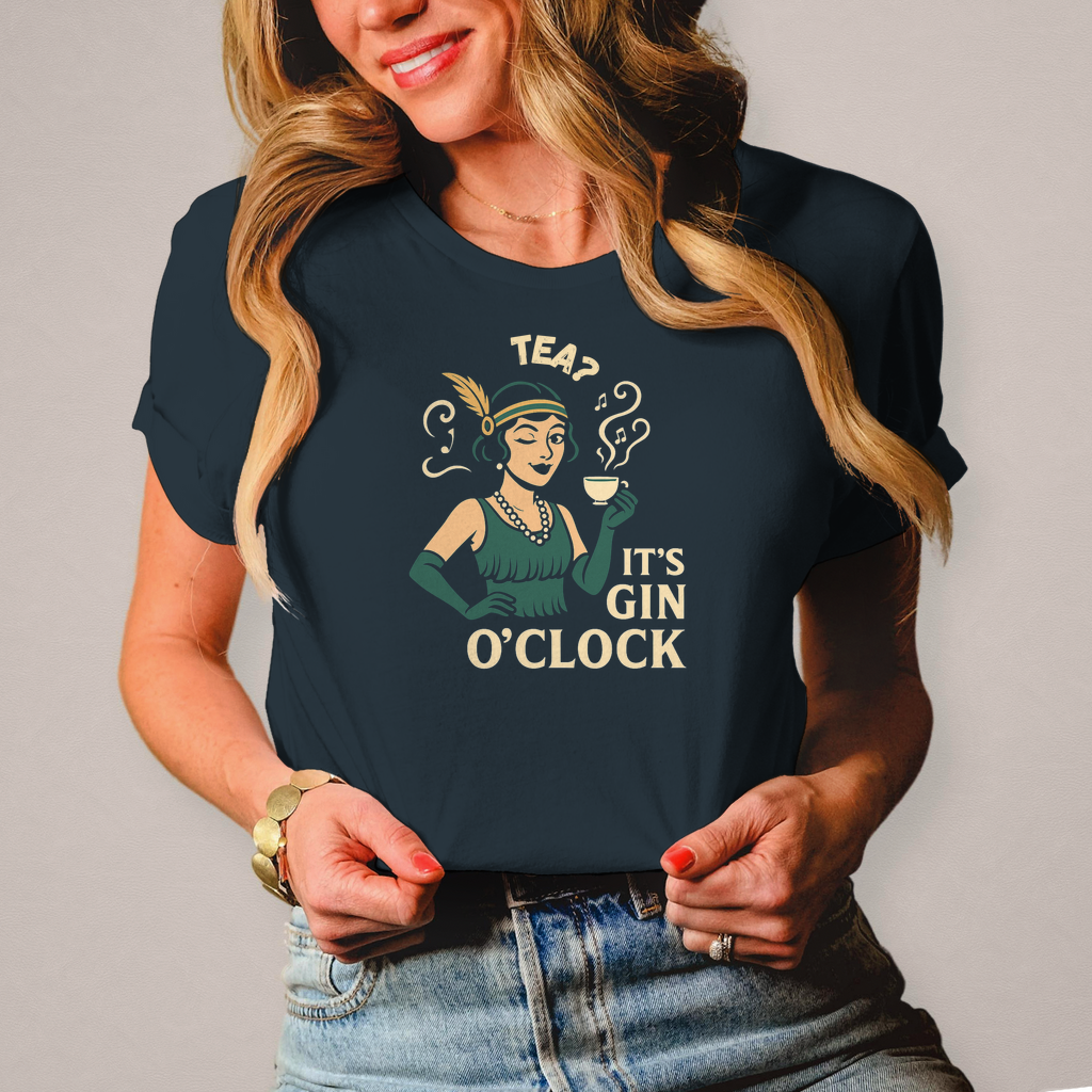 🍸 Tea? It’s Gin O’Clock – Damen T-Shirt