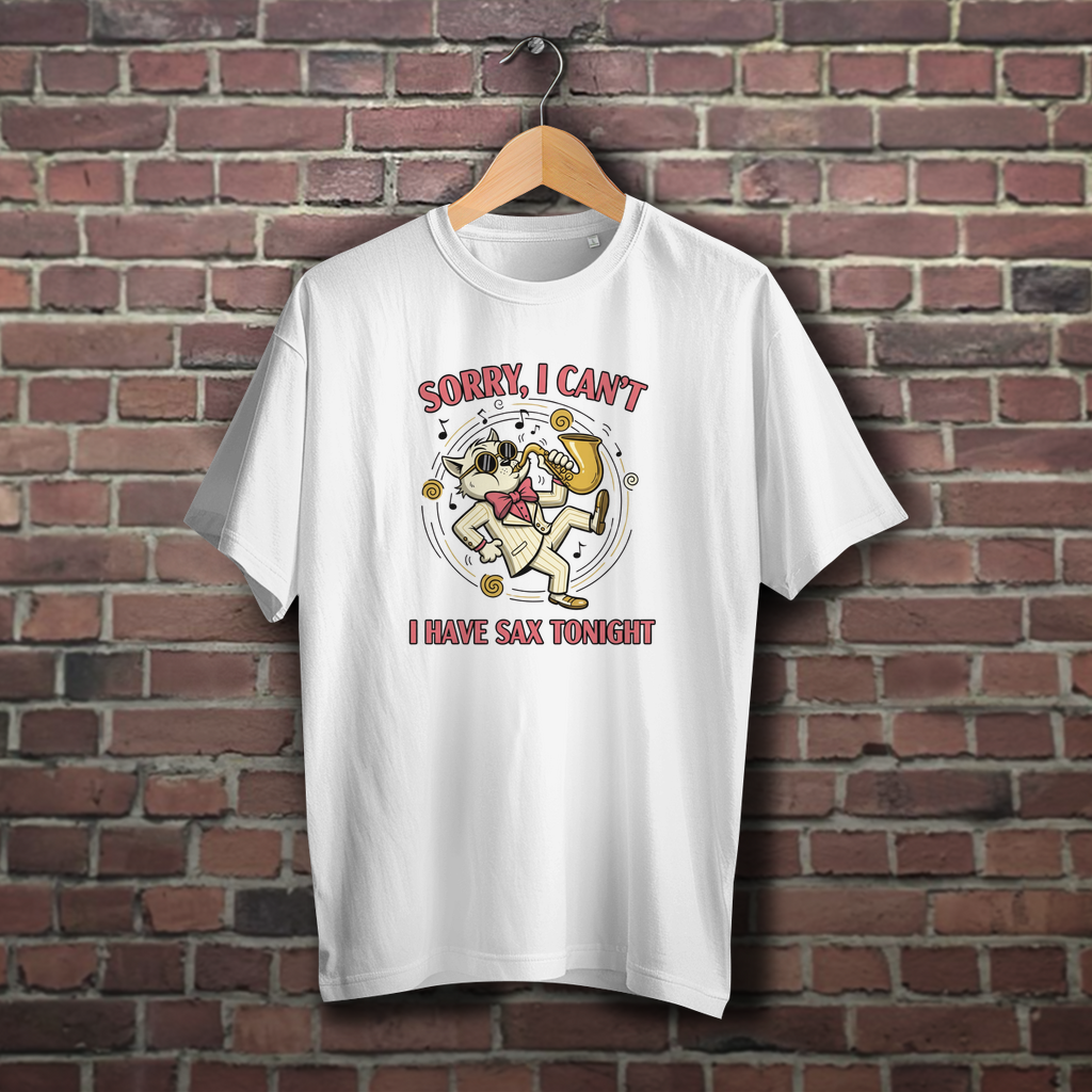 🎷 Sorry, I Can’t – I Have Sax Tonight – Oversize T-Shirt