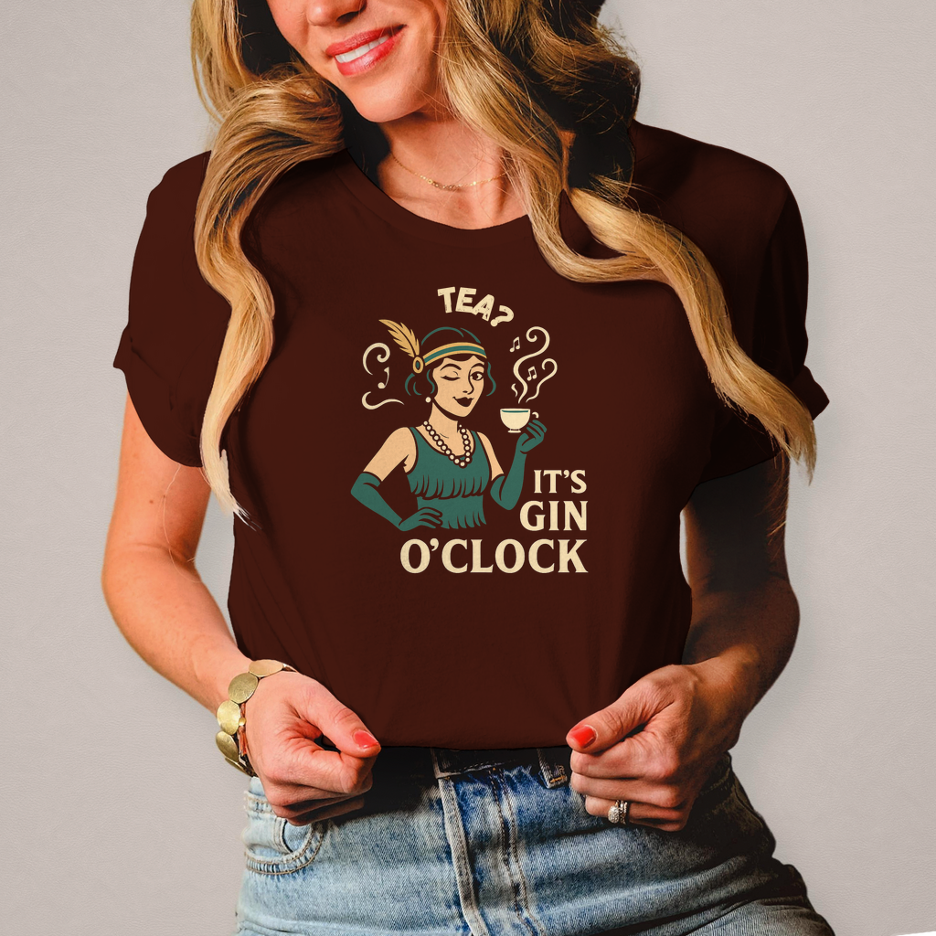 🍸 Tea? It’s Gin O’Clock – Damen T-Shirt