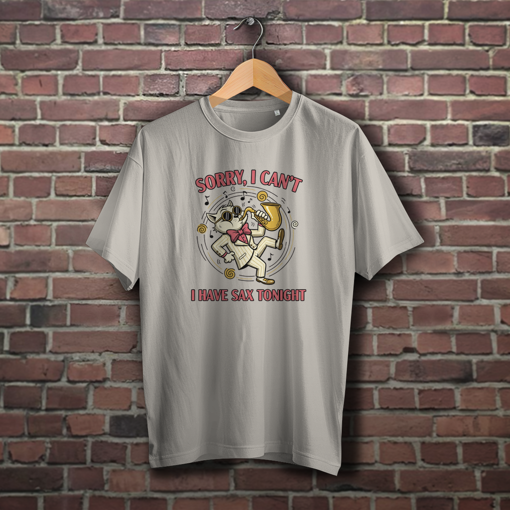 🎷 Sorry, I Can’t – I Have Sax Tonight – Oversize T-Shirt