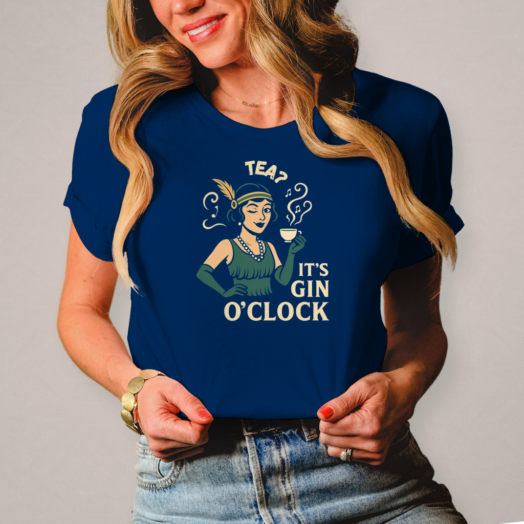 🍸 Tea? It’s Gin O’Clock – Damen T-Shirt