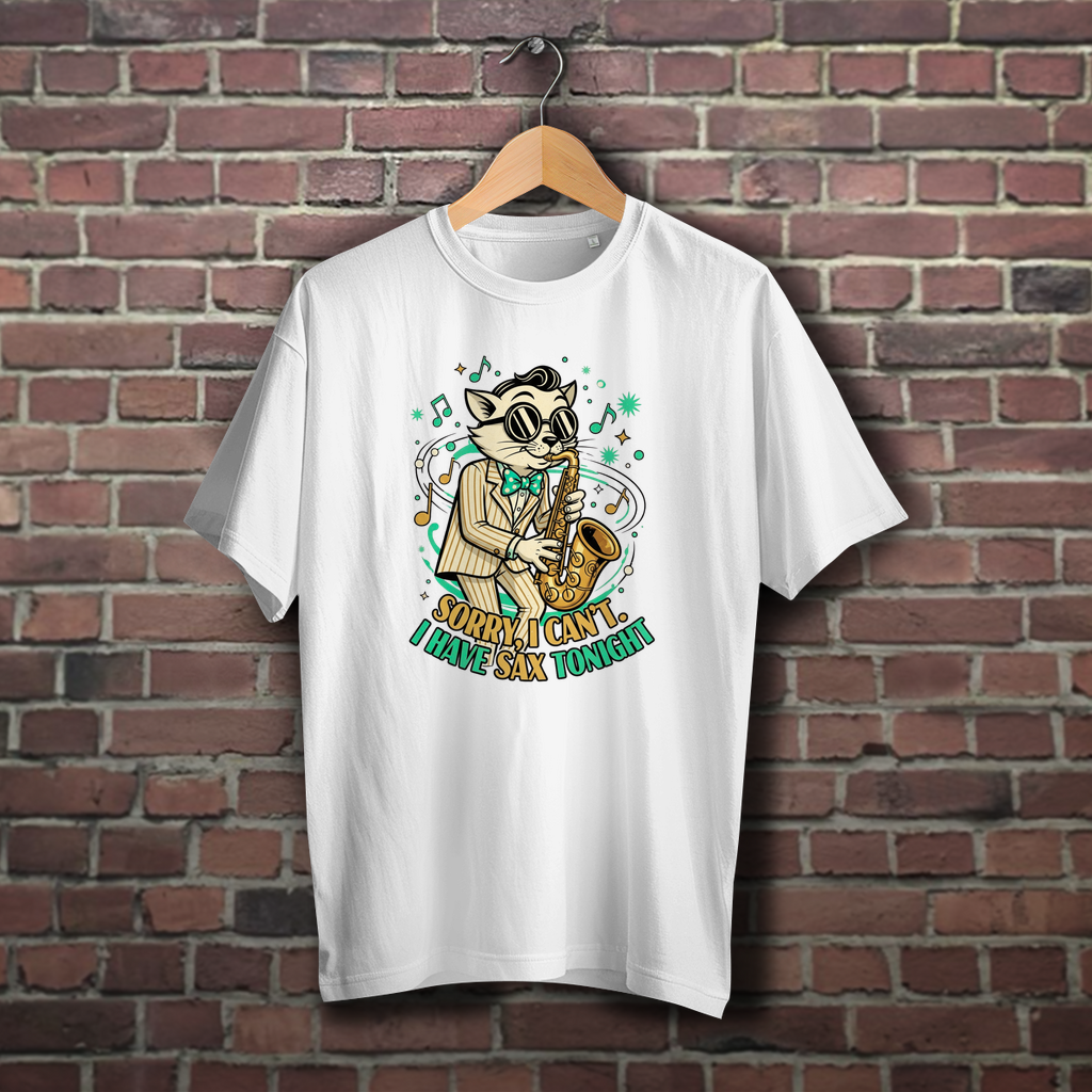 🎷 Sorry, I Can’t – I Have Sax Tonight – Oversize T-Shirt